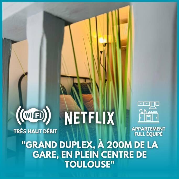 Duplex - Centre - Gare Matabiau Apartman Toulouse Kültér fotó
